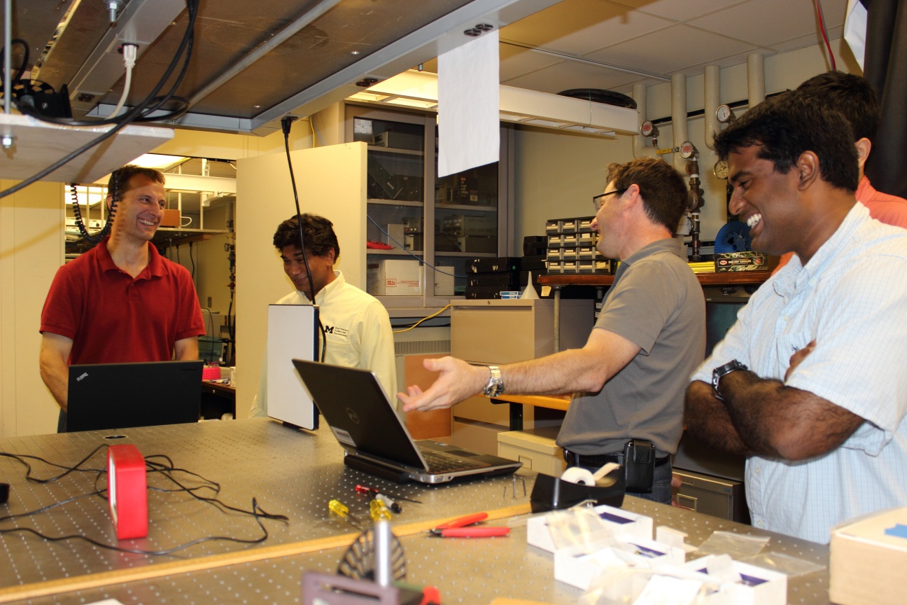 25 W Table Top SC Laser Test Team