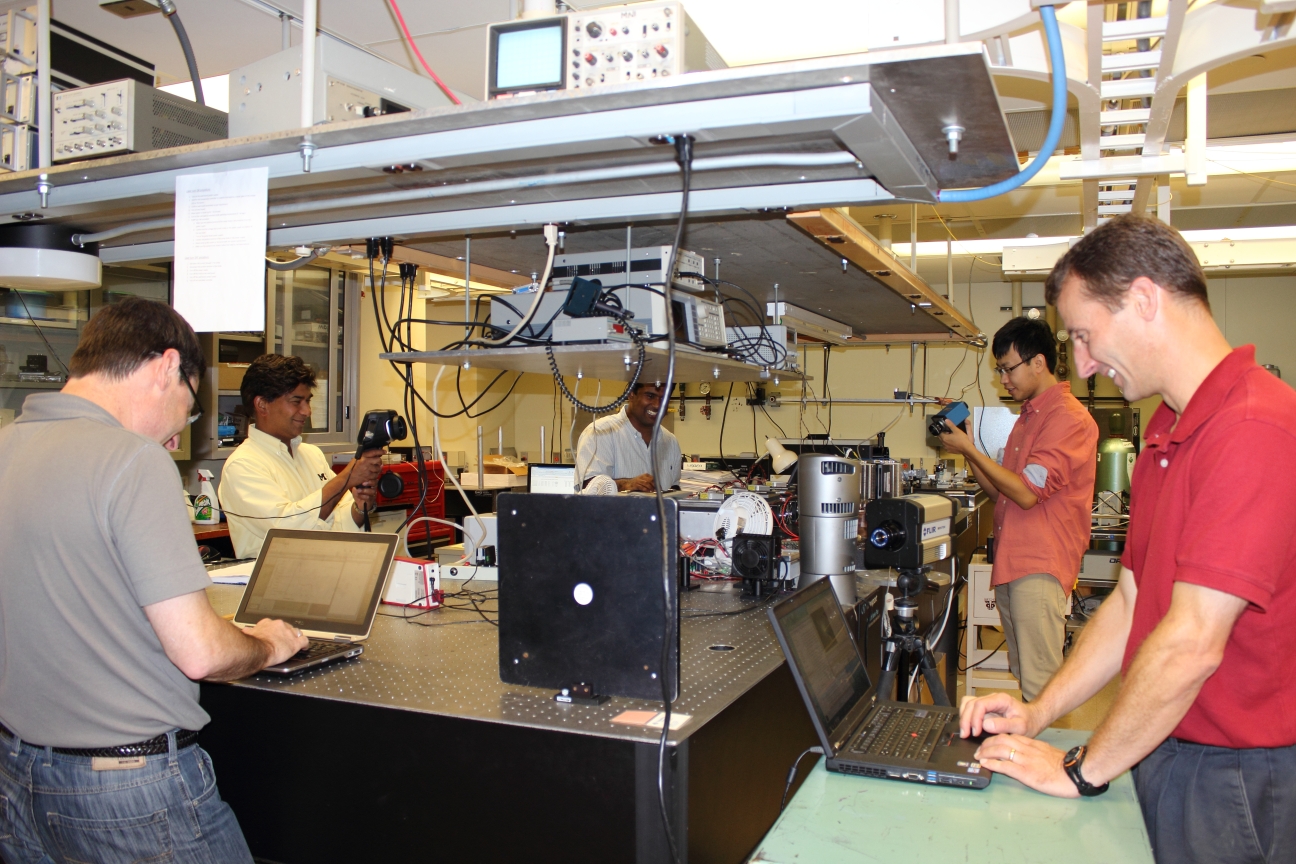 25 W Table Top SC Laser Test Team